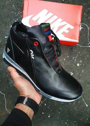 Мужские кроссовки  nike winter sneakers black grey6 фото