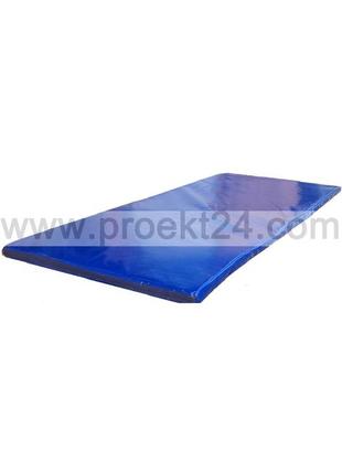 Спортивный мат, борцовский мат в чехле 2000х1000х50 мм (ппэ нх) синий