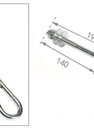 Подвес-карабин, крюк для подвешивания wcg m10x1003 фото