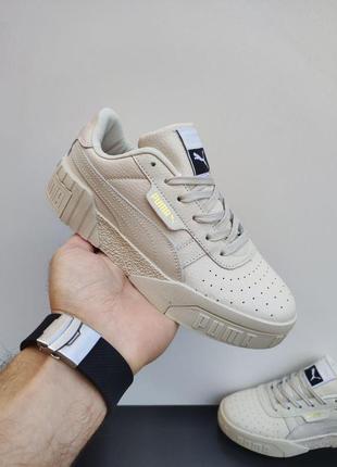 Кроссовки puma cali beige женские подростковые 36-4110 фото