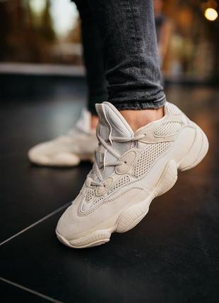 Мужские и женские кроссовки  adidas yeezy boost 500 blush 410 фото