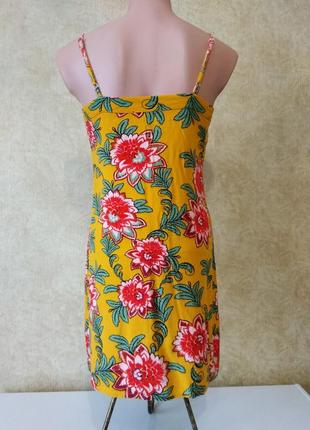 Сарафан халат сукня плаття primark на бретельках 100% віскоза розмір 343 фото