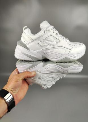 Кроссовки женские подростковые nike m2k tekno white platinum 37-419 фото