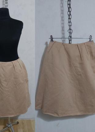 Юбка , пачка из смеси льна и хлопка paul smith италия