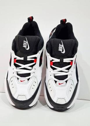 Чоловічі кросівки nike m2k tekno black white red v26 фото