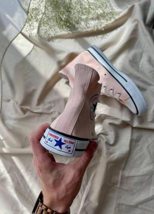 Кеды женские converse chuck taylor all star hi peach конверс8 фото