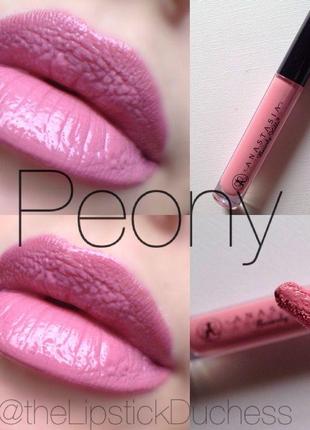 Блиск для губ / блеск для губ anastasia beverly hills lip gloss 4.5g, peony7 фото