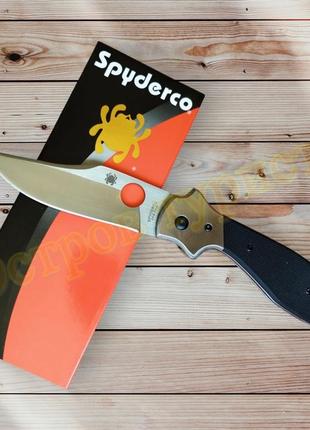 Нож складной spyderco schempp bowie taiwan3 фото