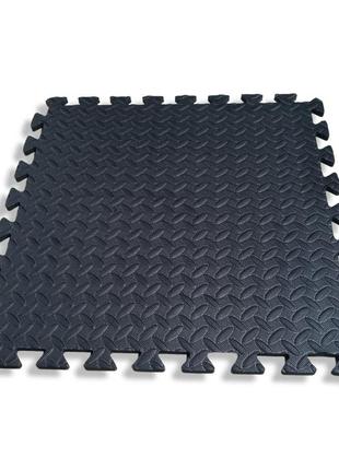 Дитячий килимок-пазл 500×500×10 мм чорний3 фото