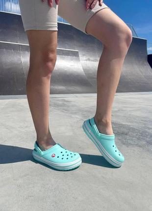 Crocs turquoise classic blue