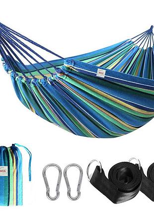 Одноместный гамак mexico xl зеленый 200х100 wcg