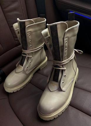 Женские ботинки louis vuitton mokko boot  луи виттон5 фото