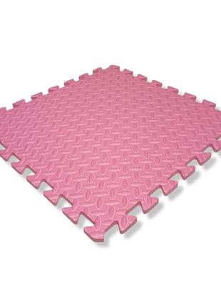Дитячий килимок-пазл 500×500×10 мм рожевий