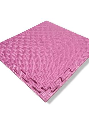 Дитячий килимок-пазл 500×500×10 мм рожевий2 фото