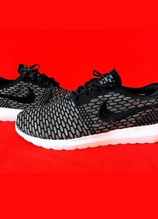 Мужские кроссовки   nike roshe run nm light black найк