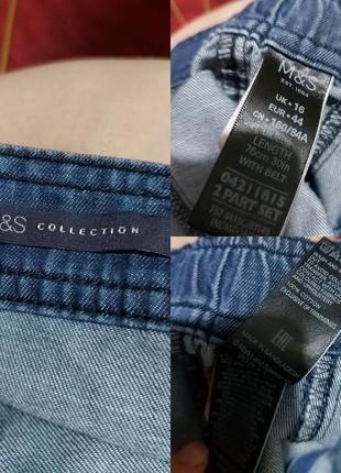 Джинсовая юбка m&s collection8 фото