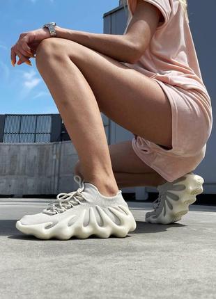 Мужские и женские кроссовки  adidas yeezy boost 450 cloud white