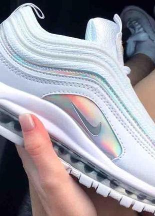 Nike air max 97 white hologram