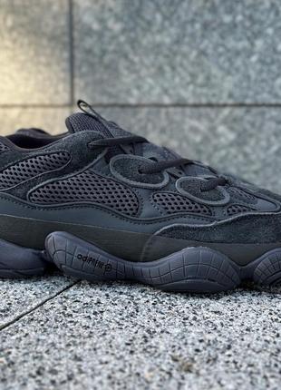 Мужские кроссовки  adidas yeezy 500 black