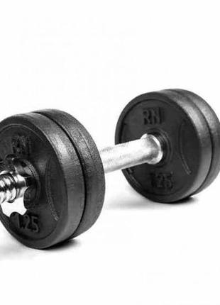 Гантель разборная металлическая rn-sport 6 кг (rn_qtr06)