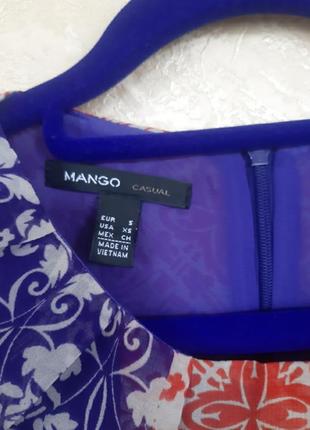 Легкое платье mango xs,s3 фото