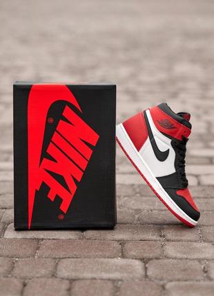 Кроссовки nike air jordan 1 retro  женские,мужские найк аир джордан