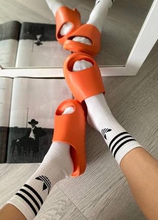 Мужские / женские шлепанцы  adidas yeezy slide orange