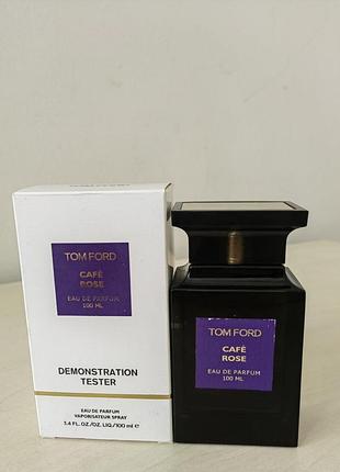 Парфюмированная вода tom ford cafe rose тестер 100 мл lux