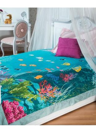 Покривало на дитяче ліжко 90 aquarium