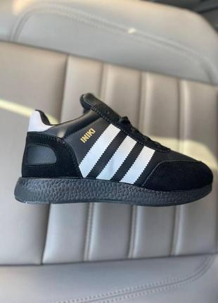 Женские зимние кроссовки adidas iniki black