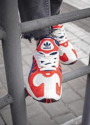 Женские кроссовки  adidas yung 1 red white5 фото