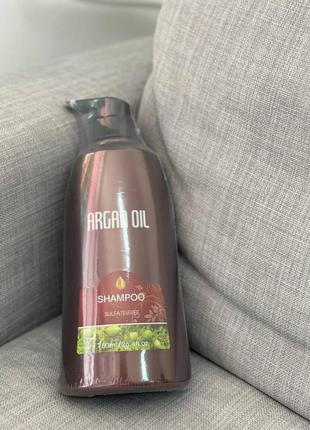 Шампунь для волос с аргановым маслом bingo hair cosmetic 750мл
