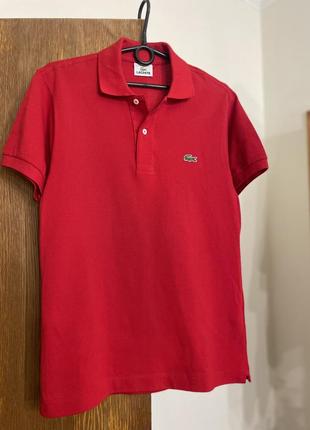 Червона чоловіча поло lacoste, 2