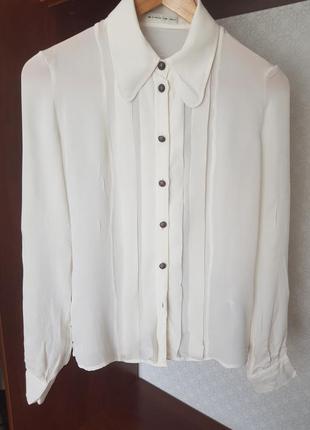 Шелковая блуза , рубашка  100% натуральный шелк etro