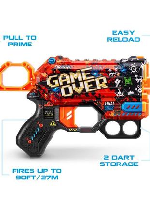 Швидкострільний бластер x-shot skins menace game over  (8 патронів), 36515b6 фото