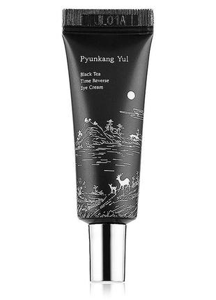 Омолоджуючий крем для шкіри навколо очей pyunkang yul black tea time reverse eye cream, 9 мл