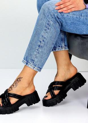 449 грн🖤женские шлепки шлепанцы