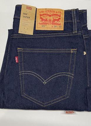 Джинсы levi's 502 taper оригинальные размеры 30/32, 32/32, 38/323 фото