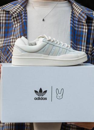 Кроссовки adidas campus light bad bunny cream (унисекс)