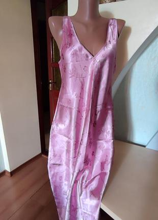 Длинное бузковое платье в болевом стиле2 фото
