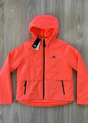 Женская демисезон непромокаемая куртка с капюшоном adidas