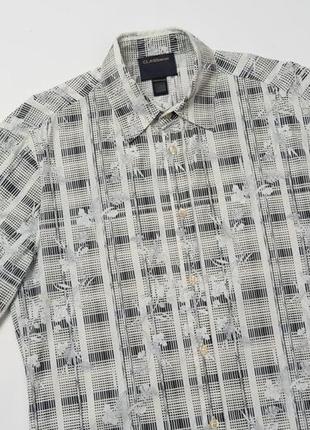 Roberto cavalli class printed cotton short sleeve 1927 front shirt мужская рубашка3 фото