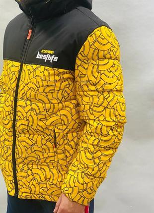 Куртка зима panda мужская 48-56 арт.591, желтый, xxxl
