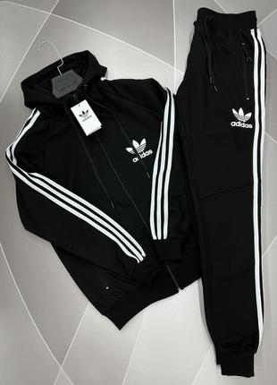 Костюм спортивний чоловічий adidas s-xxl арт.1484, 52, xxl, чорний