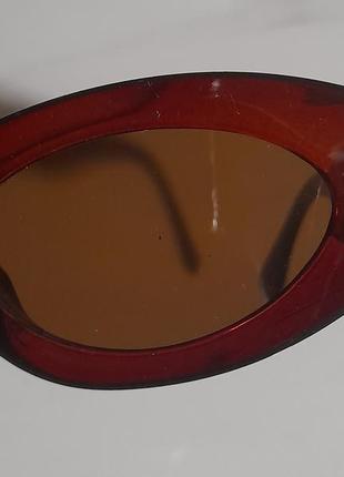 Окуляри сонцезахисні uv400 коричневі  трендові , актуальні4 фото