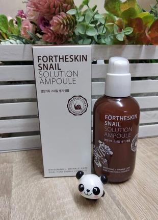 Сыворотка  fortheskin snail solution ampoule5 фото