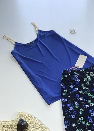 Топ с бретелями-цепочками