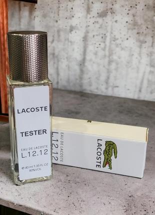 Парфюмированная вода lacoste eau de lacoste l. 12.12 blanc2 фото