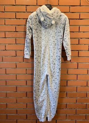 Флисовый слип, человечек, пижама lindex 146-152 см ( 10-12 р).4 фото