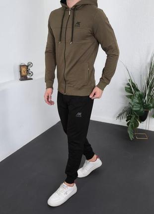 Костюм спортивний чоловічий ing drop s-xxl арт.1261, 46, m, хакі